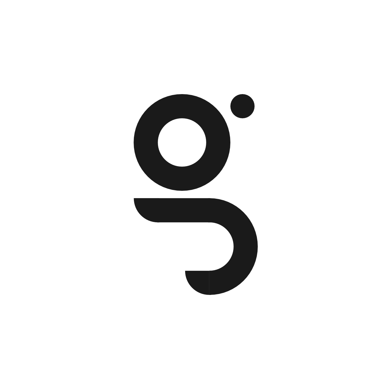 Logodesign Layout Buchstabe G