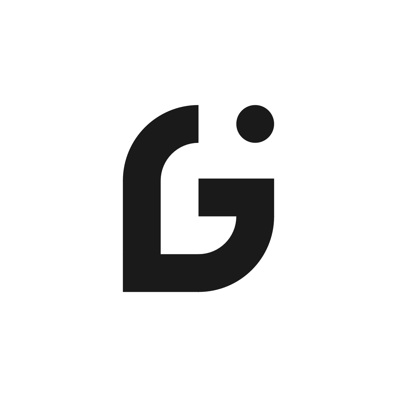 Logodesign Layout Logo Letter G I